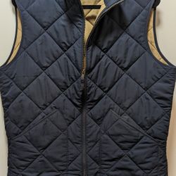 J.Crew Men's Navy Quilted Vest