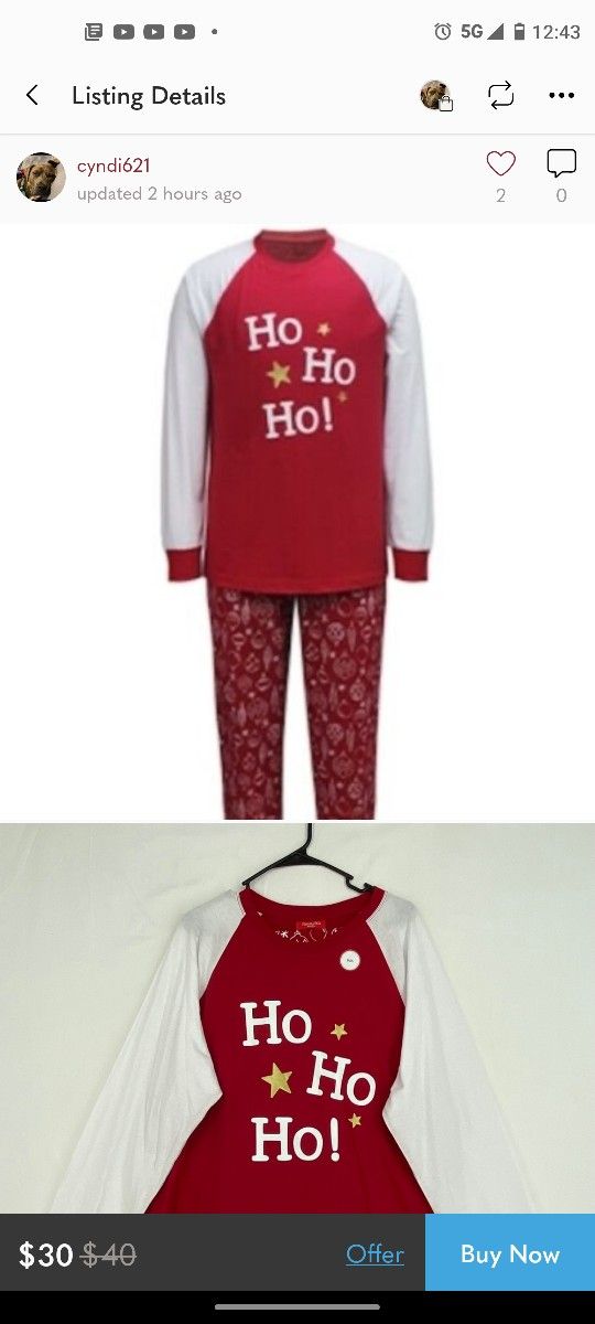 Family Pj's Set Kids