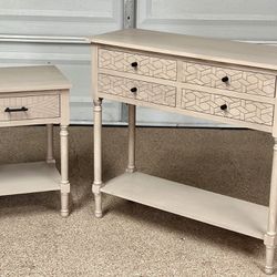 New Console End Table And Side Table