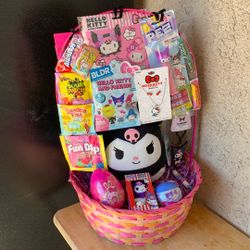 HELLO KITTY KUROMI EASTER BASKET
