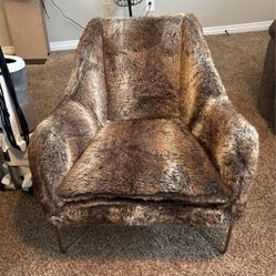 Faux Fur Chair