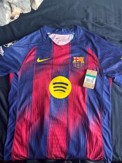 Men's Authentic Nike Lamine Yamal Barcelona Home Jersey 25/26