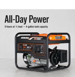 GENERATOR GK4500 WATTS RUNNING 3600 WATTS