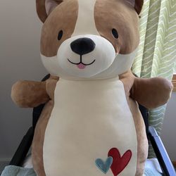 Squishmallow HugMees Reginald the Corgi - 25”