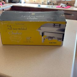 8 Quart Full Size Welded Chafers