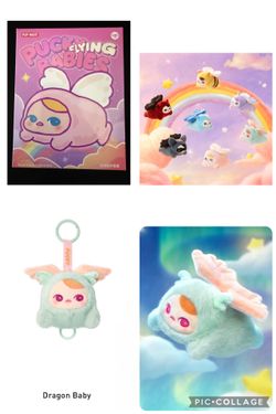 DRAGON BABY Flying Babies Series PUCKY Plush Pendant