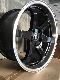 Brand new 19" staggered wheels gloss black