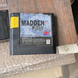 Sega Genesis Madden 96