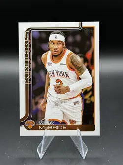 Miles McBRIDE 2025 Topps Flagship Card