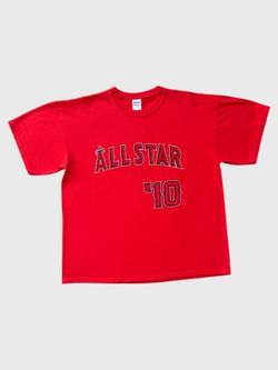 Anaheim Angels All Star Game vintage 2000’s red t shirt MLB baseball Size XL