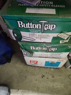Button Cap Round Plastic Cap Nails 1-3/4" 2000 Count – 2 Boxes