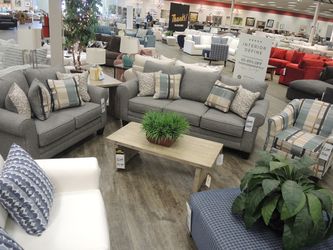 Roll Arm Loveseat - Gray | Small Sofa | Two-Seat Couch