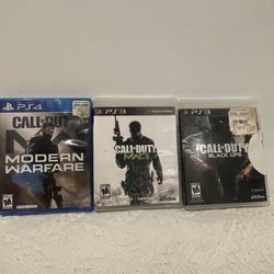 Call Of Duty Modern Warfare, Ps4 Call Of Duty Mw Three Ps3 Call Of Duty Black 