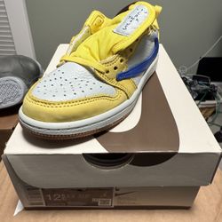 Jordan 1 Retro Low OG SP Travis Scott Canary (PS)