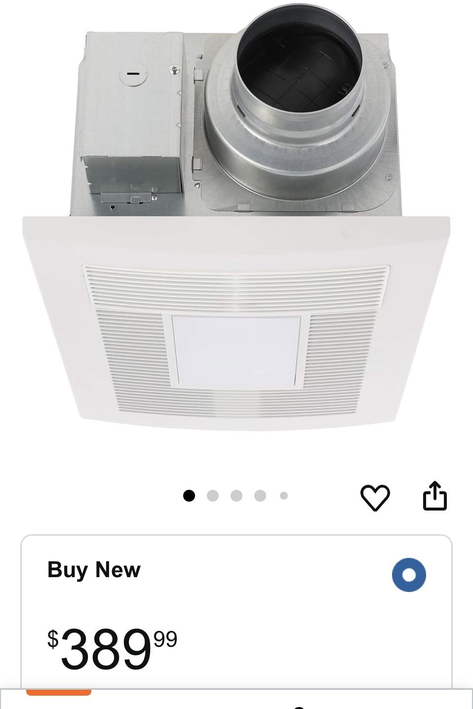 Panasonic FV-0511VH1 Bath Fan and Heater Exhaust Fans