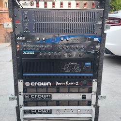 Amplifier/Compressor/Equalizer Rack