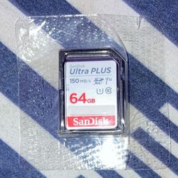 SanDisk Ultra Plus 64 GB SD Card