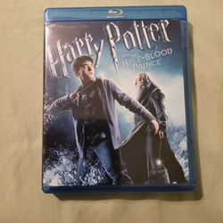 HARRY POTTER BLU-RAY  & THE HALF BLOOD PRINCE 3 DISC SET & SPECIAL FEATURES IN SLIP COVER !