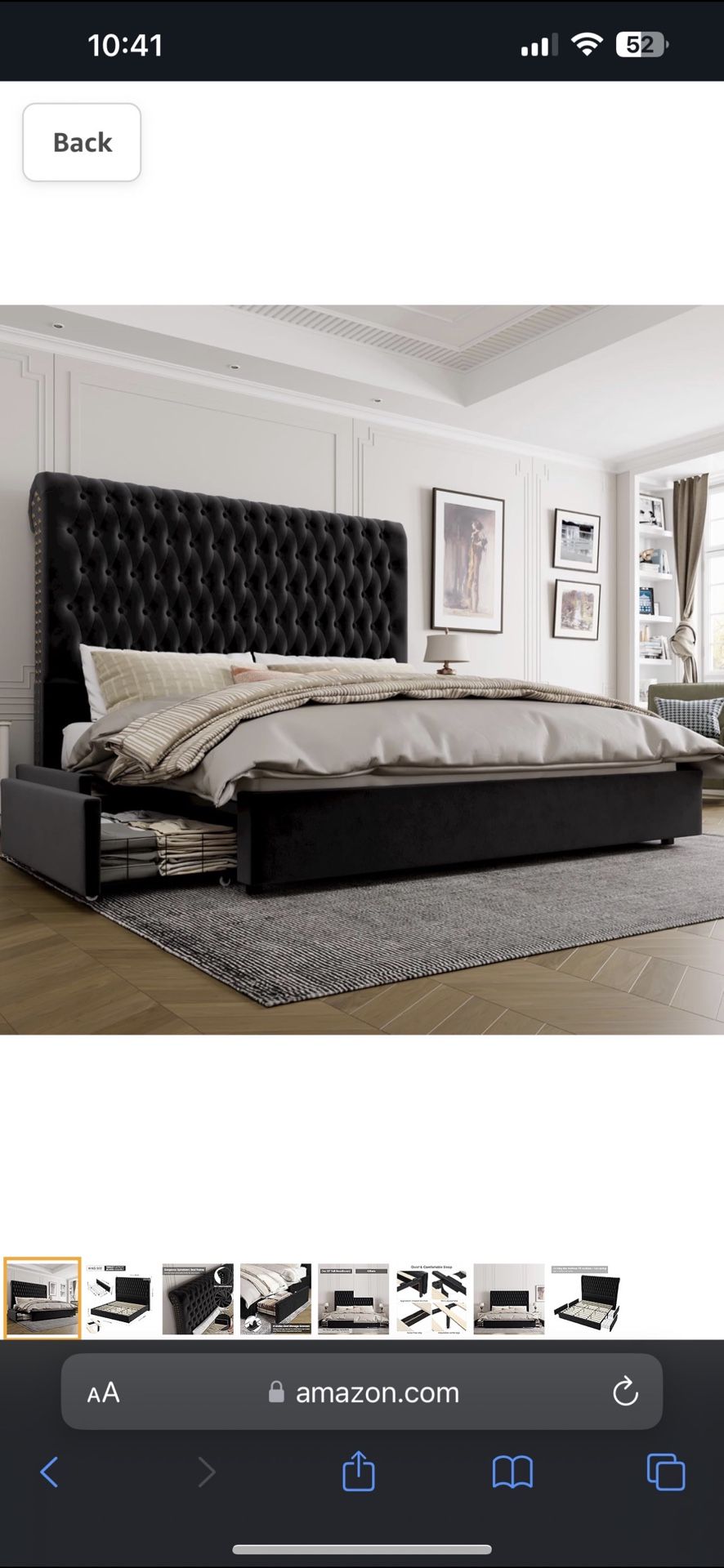 King Size Postrophy Bed 