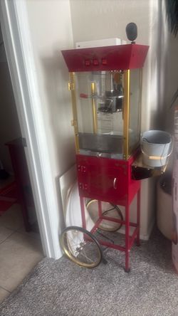 Vintage popcorn machine