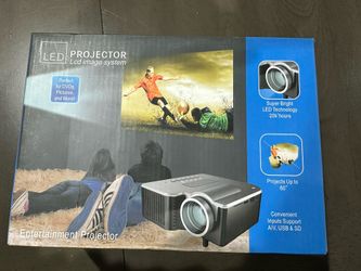 Small LED projector.