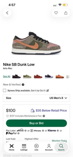 Nike SB LOW BRAND NEW 9.5w/8m