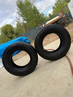 2 General Grabber HTS LT225/75R16 Tires