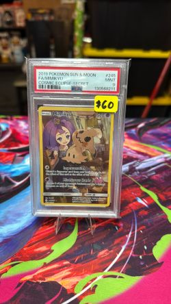 PSA 9 2019 POKEMON SUN & MOON FA/MIMIKYU COSMIC ECLIPSE - SECRET