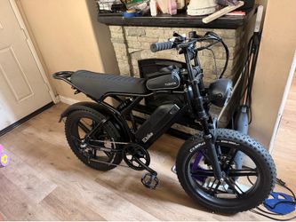🏍️ TST R002 20” Full Suspension Moped-Style E-Bike – Open Box like new condition fully assembled