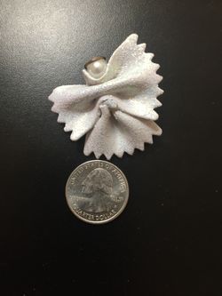 Faux Pearl Angel Pin
