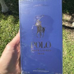 NEW UNOPENED Polo Ralph Lauren Blue Men’s Parfum 6.7 oz