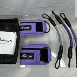 HPYGN ankle resistance bands with cuffs for leg and glute workout