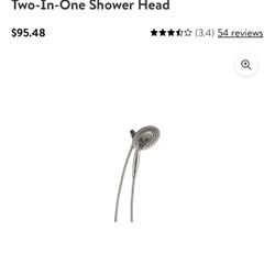 Delta In2ition 5-Mode Massage Two-in-One Shower Head the Delta® In2ition® Two-in-One Shower features a detachable hand shower which can be used separa