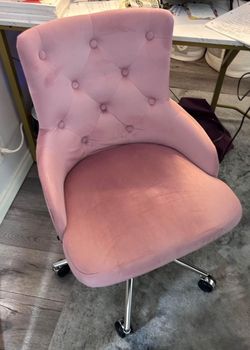 Velvet Tufted Computer Desk Chair