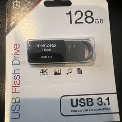 Memorex , 128gb usb and flash drive .NEW