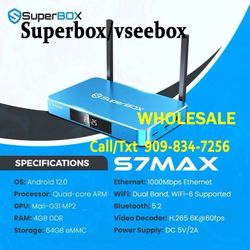 S7 Max supreme  new Model  Wholesale reseller  S7  super box