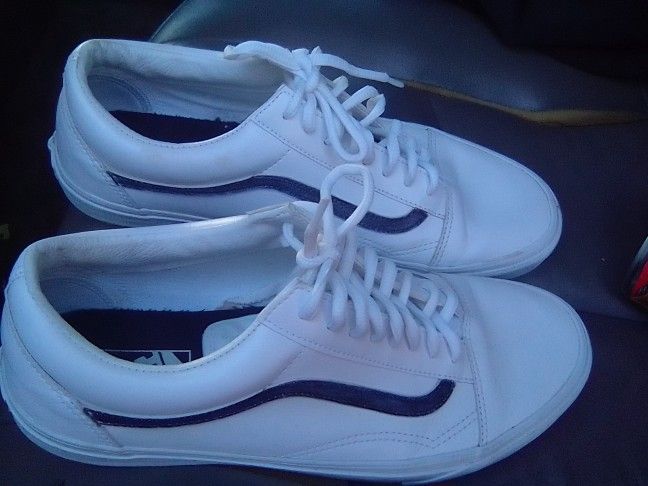 Old School Leather Vans