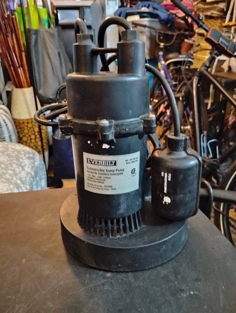 Everbilt 1/4hp Sump pump