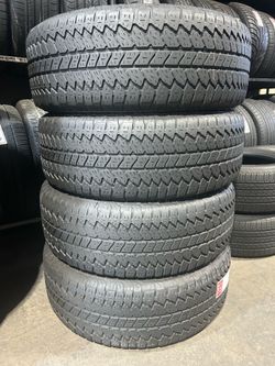 SET OF 4 USED TIRES BRIDGESTONE DUELER AT…275/60/20