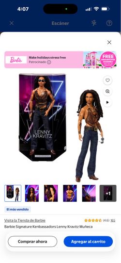 Barbie LENNY kRAVITZ kenbassadors$40