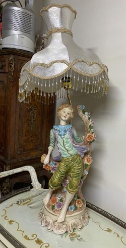 Italian Porcelain Capodimonte Table Lamp  Italy Check My Other Posts 