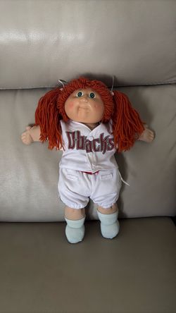 Vintage cabbage patch doll 1985. Red hair green eyes.