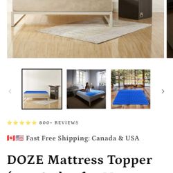Doze Gel Mattress Topper (compare to Purple)