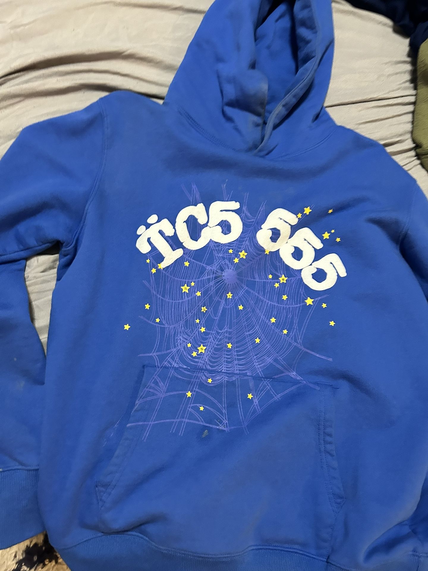 Blue TC5 555 Spider hoodie