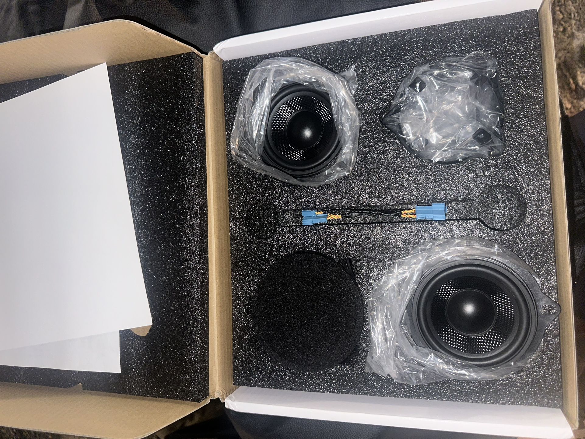 GRS B100-4 ASD Series 4" Glass Fiber Cone Speakers for Select BMW Models