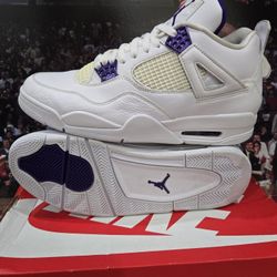 Jordan 4 Metallic Purple 100% Authentic