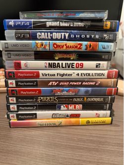 lot of video games