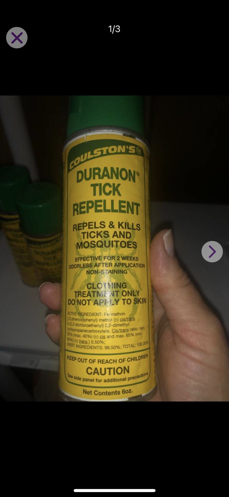 Repellant For Clothing