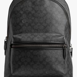 Coach  Leather Back Plack