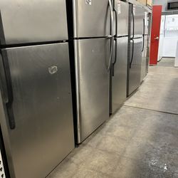 Top Freezer Fridges In Stainless Steel 